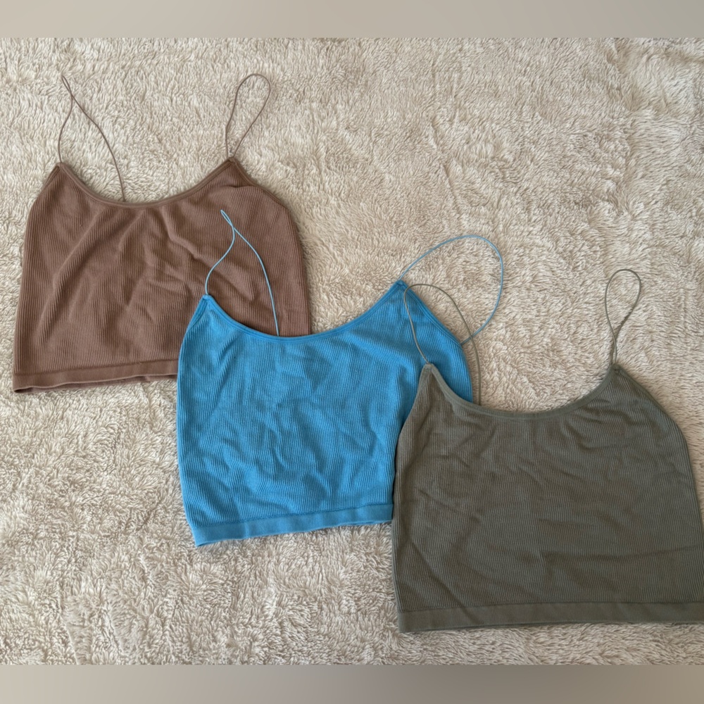 3-pack crop tops
